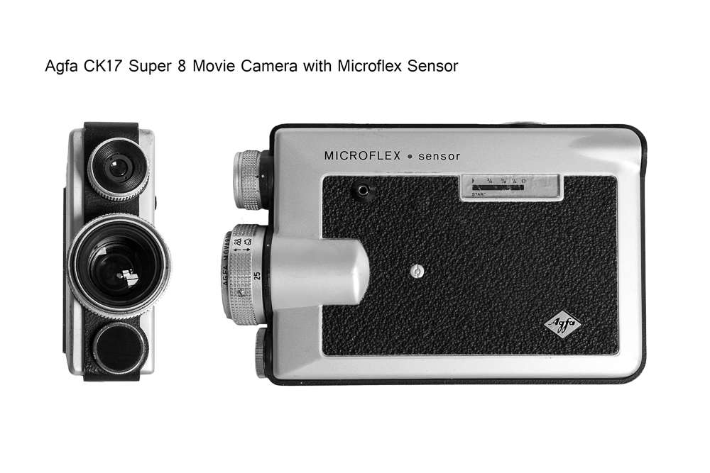 Agfa CK17 Super 8 Movie camera with Microflex sensor