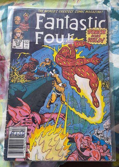 Fantastic Four Comic No 313 April 1988
