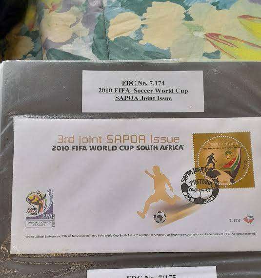 South African FDc No 7.174 2010 Fifa Soccer World Cup SAPOA Joint Issue