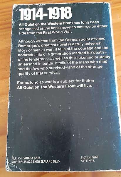 All Quiet on the Western Front-Erich Maria Remarque