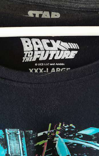 Back to the Future Mens T-Shirt Size 3 XL