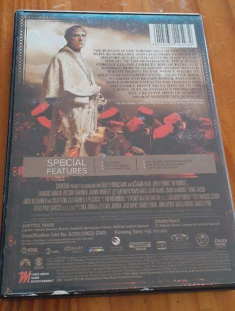 The Borgias Season One DVD