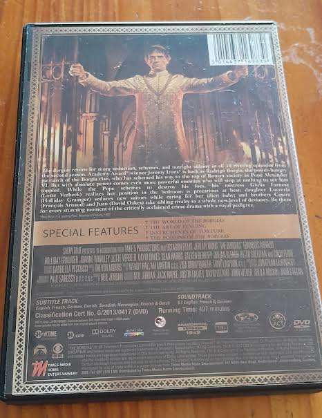 The Borgias Season Two DVD