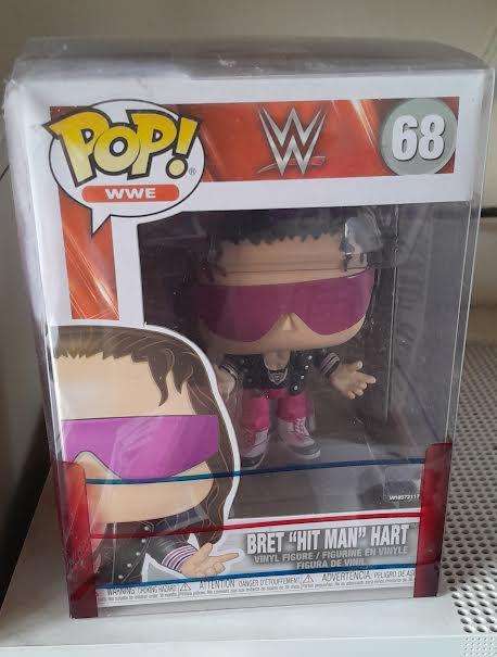 Bret"Hit Man"Hart Funko Pop! with Pop Protector