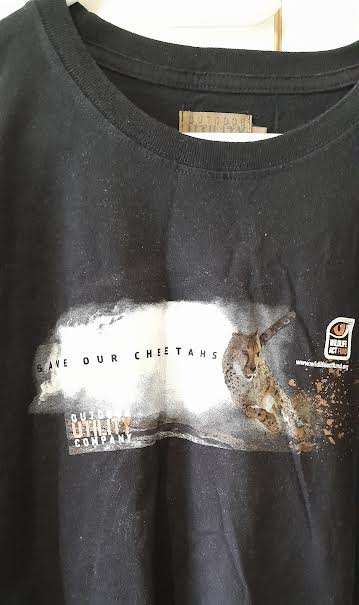 Save our Cheetahs Mens T-Shirt Size XL