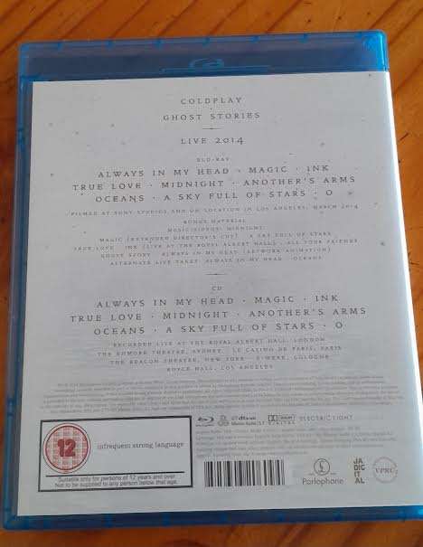Coldplay-Ghost Stories Live 2014 Blu-Ray+CD