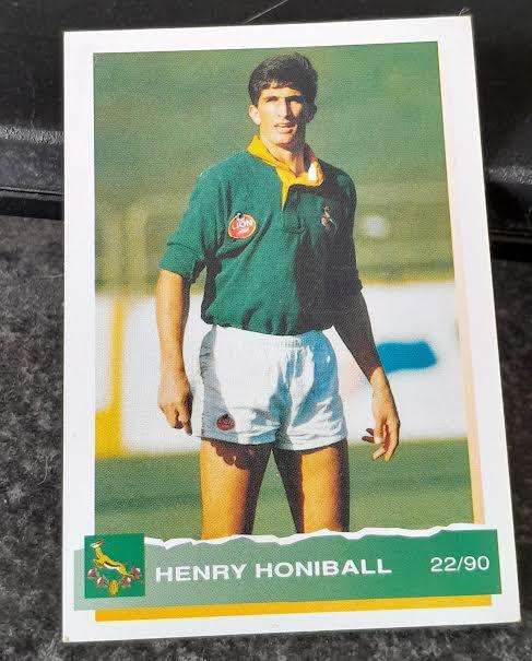 Sports Deck Rugby Card Henry Honiball