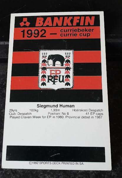Sports Deck Rugby Card Sieg Human