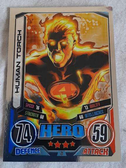 Topps Hero Attax Human Torch