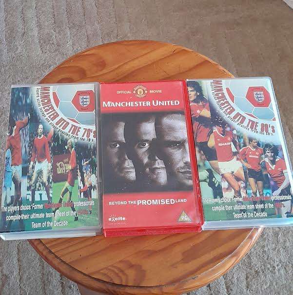 Manchester United VHS(All 3 for 1 Bid)
