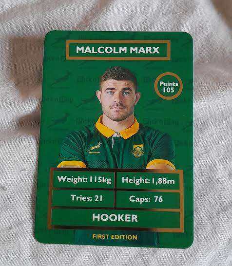 Pick n Pay Springbok Rugby Card Malcolm Marx
