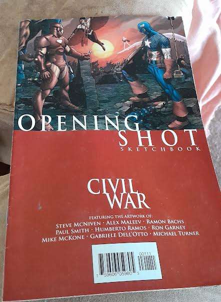 Opening Shot sketchbook Civil War