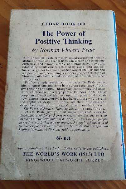 The Power of Positive Thinking-Norman Vincent Peale