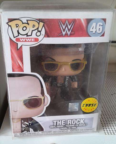 The Rock Funko Pop! Chase with Pop Protector