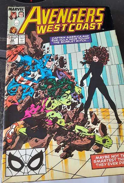 Avengers West Coast#48 September 1989