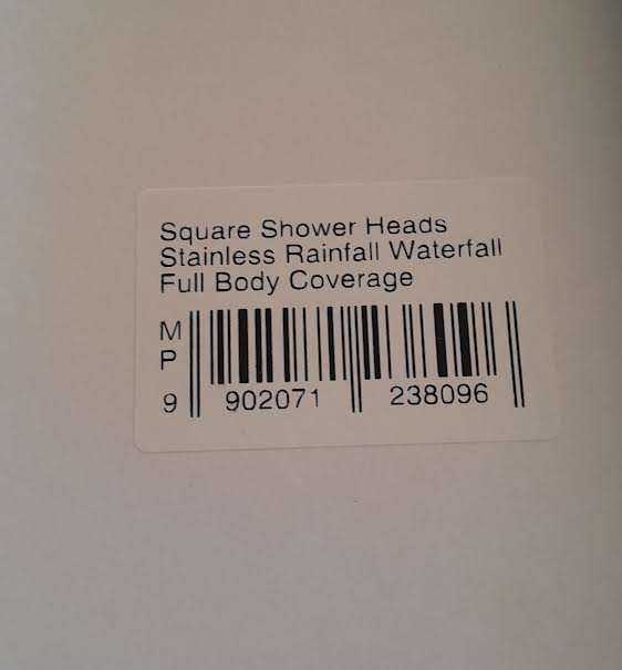 Stainless steel shower head