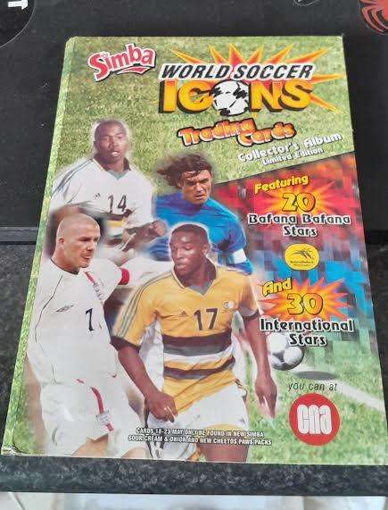 Simba World Soccer Icons Trading Cards in Limited Collectors Album