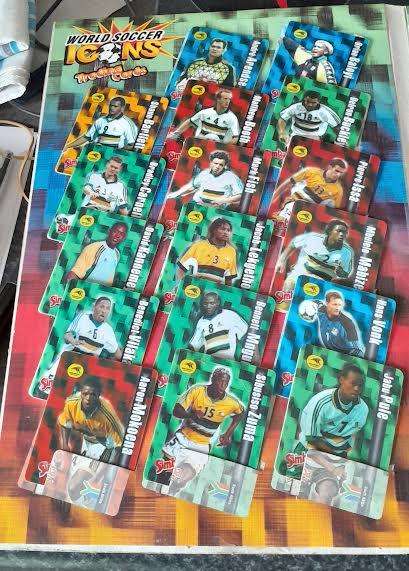 Simba World Soccer Icons Trading Cards in Limited Collectors Album