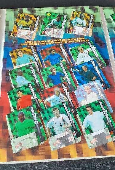 Simba World Soccer Icons Trading Cards in Limited Collectors Album