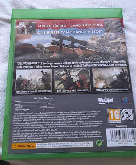 Tom Clancy's Rainbow Six Siege and Sniper Elite 4 combo