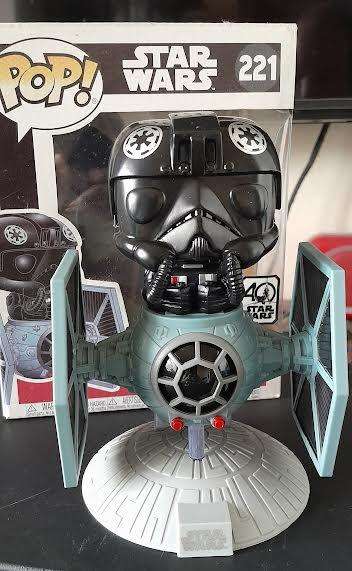 Tie Fighter Pilot with Tie Fighter Funko Pop!