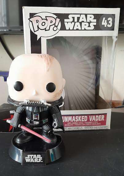 Unmasked Vader Funko Pop!