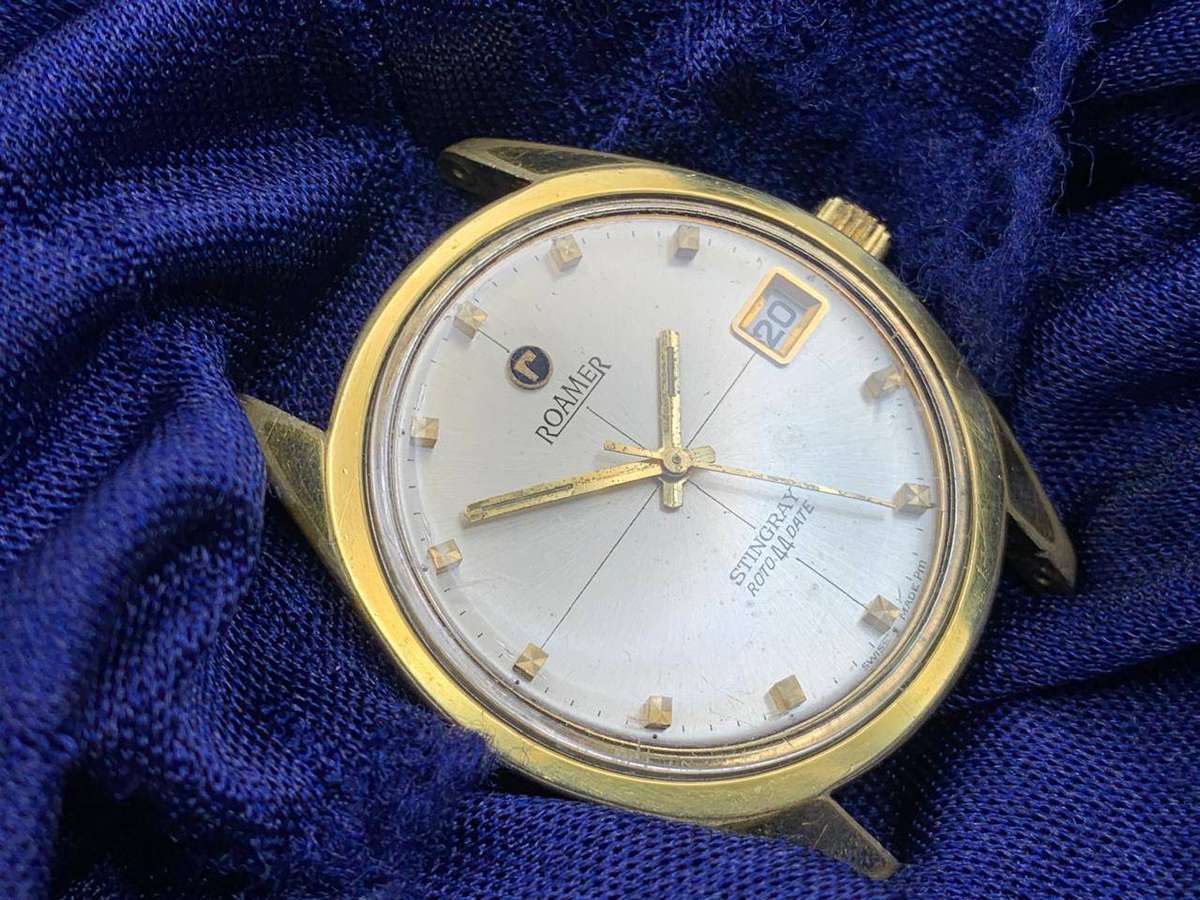 Roamer Stingray Roto 44 Date Self-winding Vintage Watch