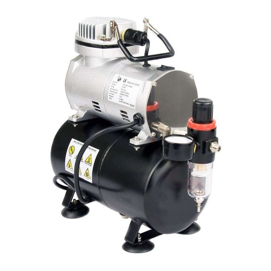 Airbrush Compressor  1 Cylinder on 3lt Tank