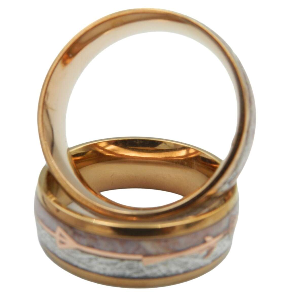 Titanium Arrow Men's Wedding Ring Size Y