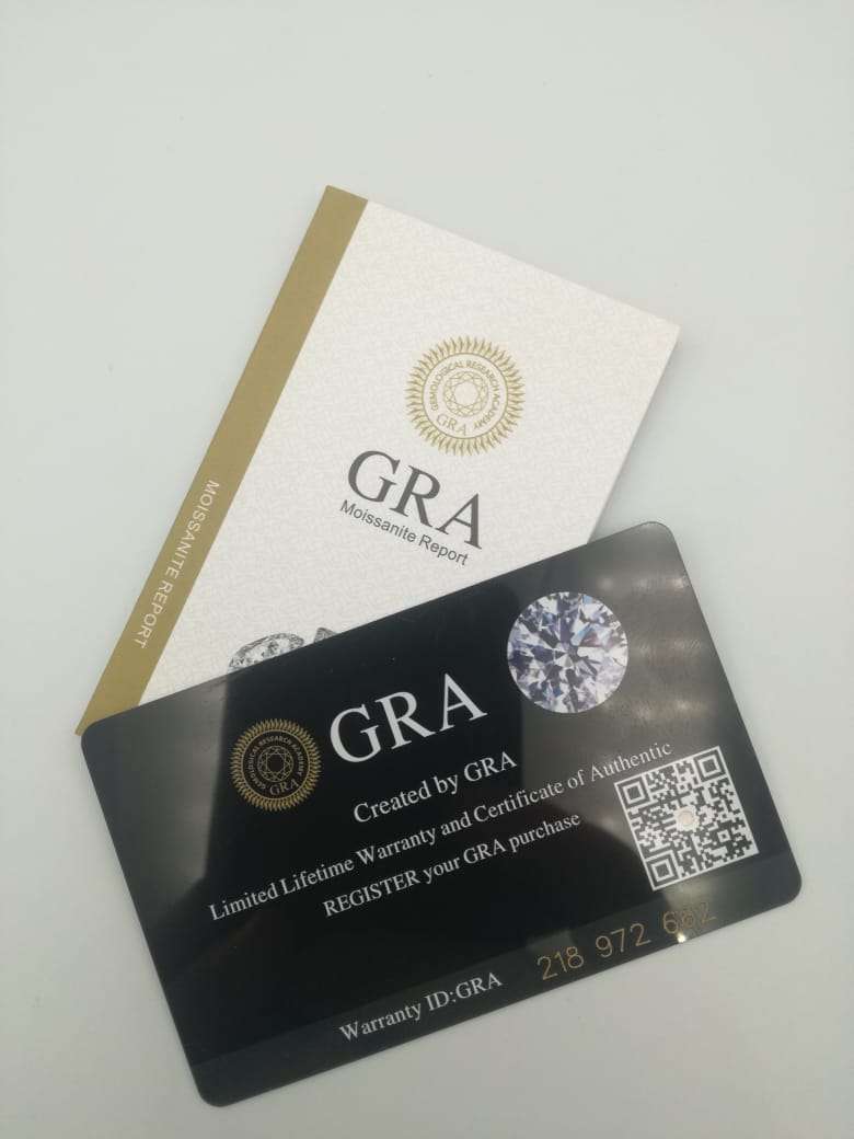 Genuine 1ct Moissanite Sterling Silver Wedding Ring Set Size R