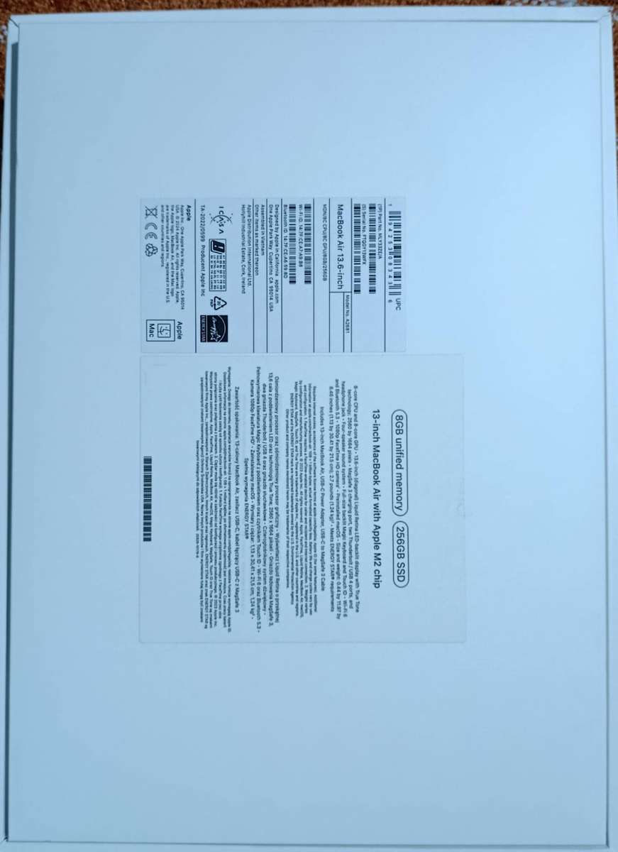 13-INCH MACBOOK AIR M2 CHIP | 8 CORE CPU | 8 CORE GPU