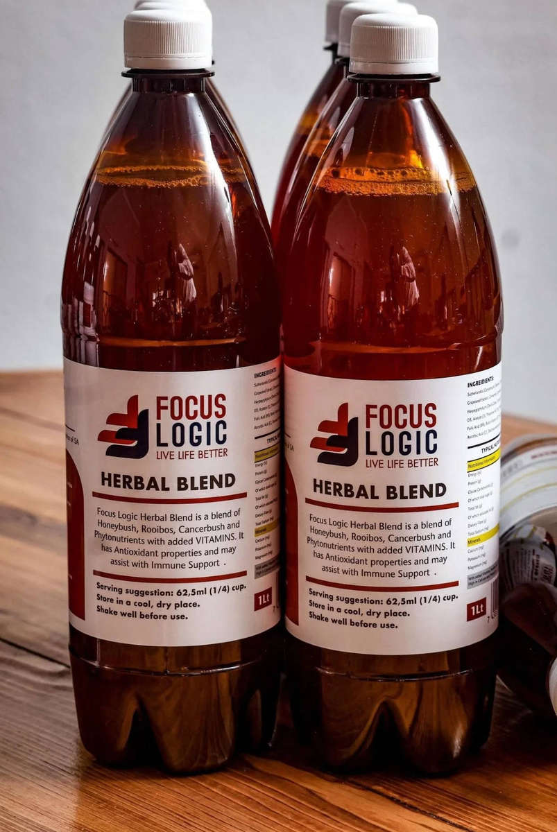 Focus Logic herbal blend - natural wellness tonic, 1Lt