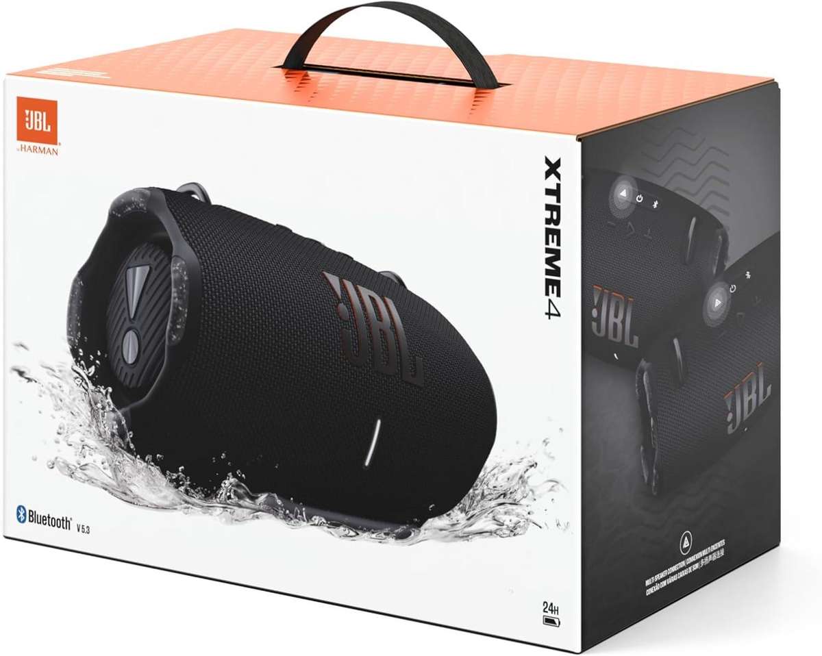 JBL Xtreme 4 - Portable Waterproof Bluetooth Speaker - Black