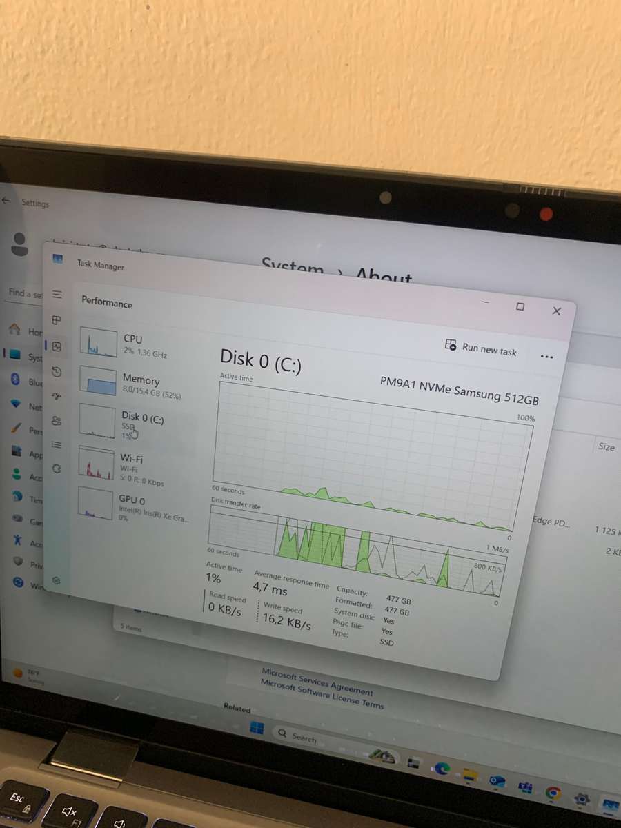 Dell Latitude 7430, 14" FHD 2 in 1 Touchscreen , Intel vPro i7-1265U (12th Gen), 16GB RAM, 512GB