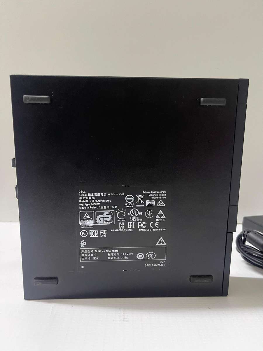 Dell OptiPlex 3060 Micro PC Intel i5 8th Gen 16GB 256GB + 500GB HDD SFF COMPUTER