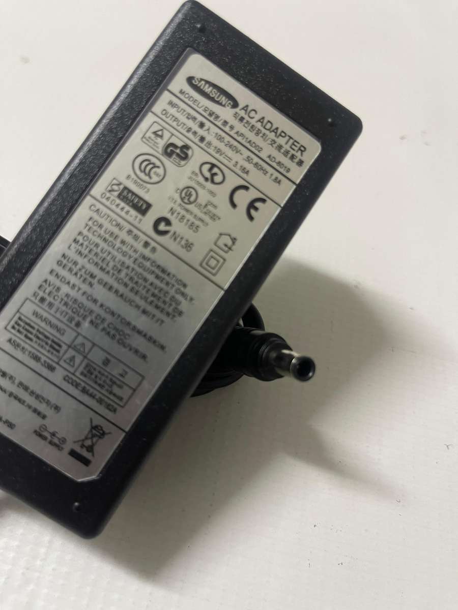 Samsung Laptop Charger 19V 3.16A (5.0mm Pin) 60W