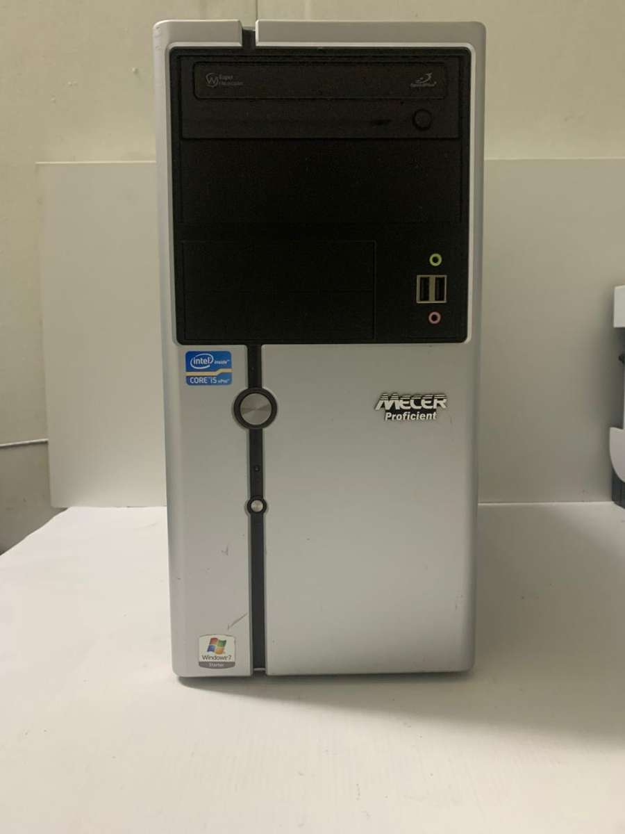 MECER COMPLETE Desktop PC SET | CORE i5 2400 CPU @ 3.10GHz | 4GB RAM | 500GB HDD+ 19" MONITOR