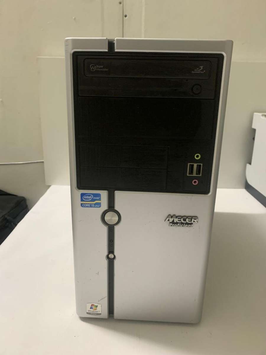 MECER COMPLETE Desktop PC SET | CORE i5 2400 CPU @ 3.10GHz | 4GB RAM | 500GB HDD+ 19" MONITOR