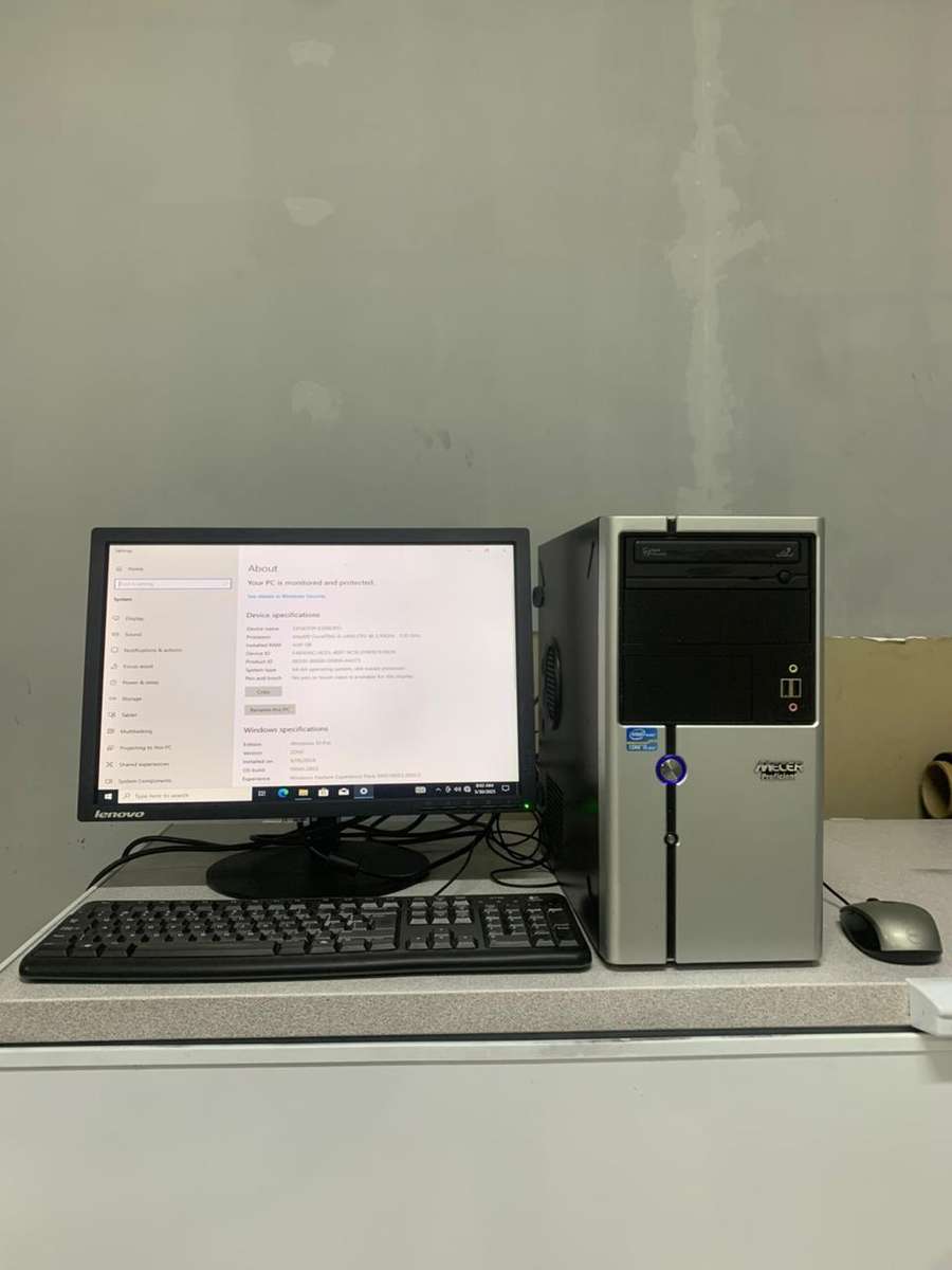 MECER COMPLETE Desktop PC SET | CORE i5 2400 CPU @ 3.10GHz | 4GB RAM | 500GB HDD+ 19" MONITOR