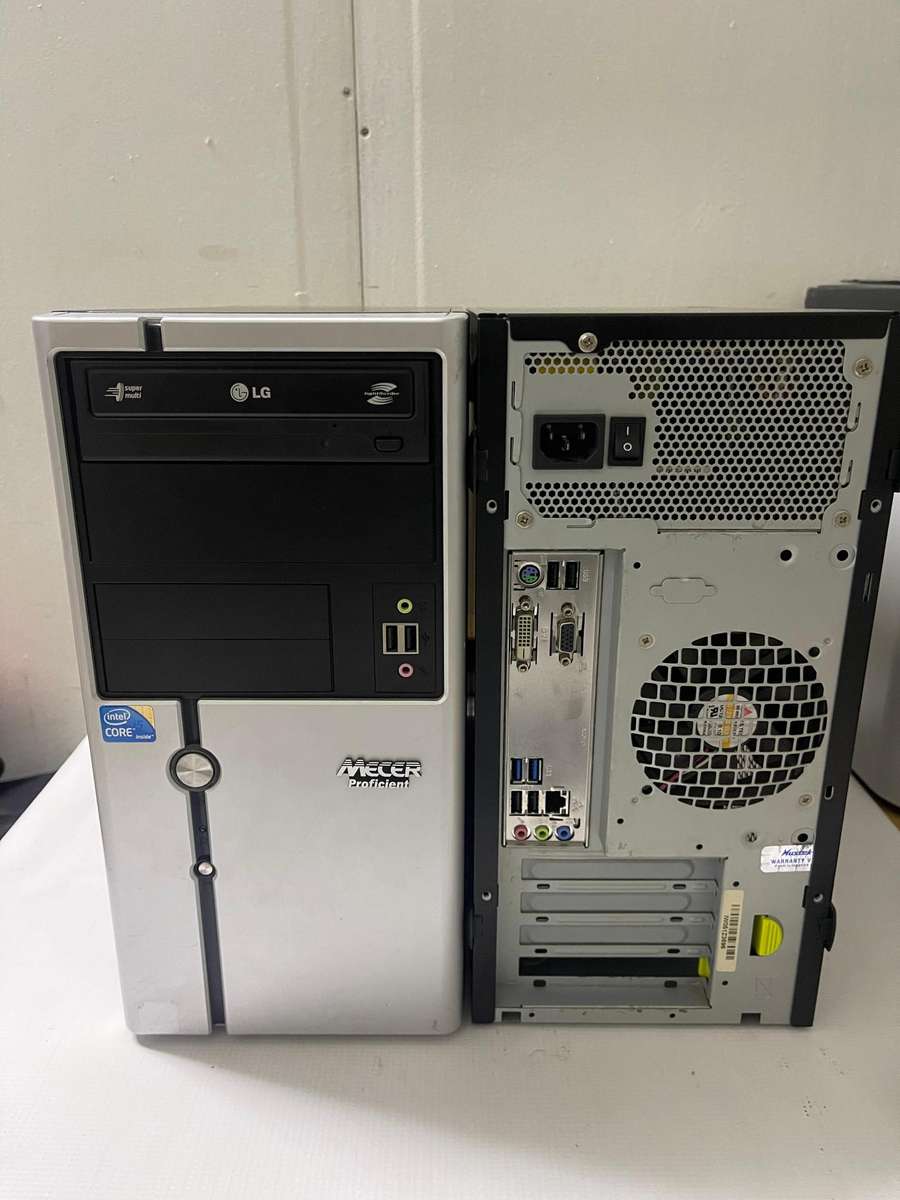 MECER PROFICIENT Custom Desktop PC | CORE i3-8100 CPU @ 3.60GHz (8TH GEN) 8GB RAM WIN 11 500GB HDD