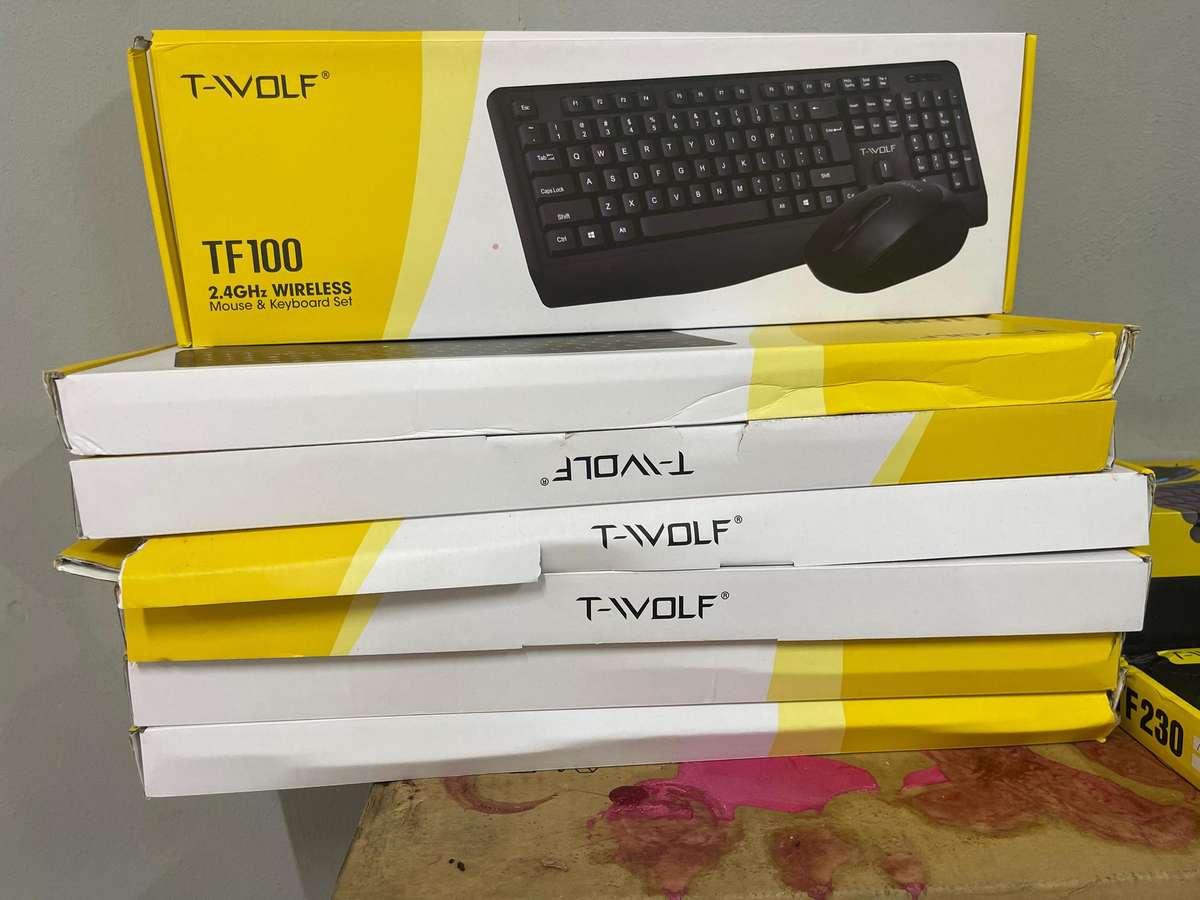 T-Wolf Wireless Keyboard and Mouse Combo TF-100