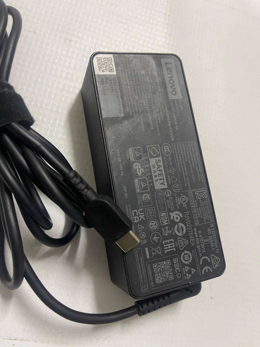Refurbished Genuine (OEM) Lenovo 65W 20V 3.25A USB Type-C Charger Power Adapter