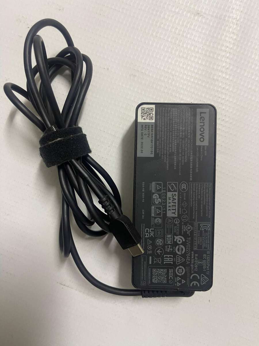 Refurbished Genuine (OEM) Lenovo 65W 20V 3.25A USB Type-C Charger Power Adapter