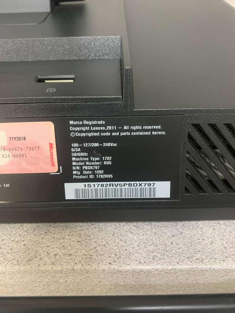 Lenovo ThinkCentre M71z 1741 - Core i3 2120 3.3 GHz - 4 GB - 500 GB - LCD 20"