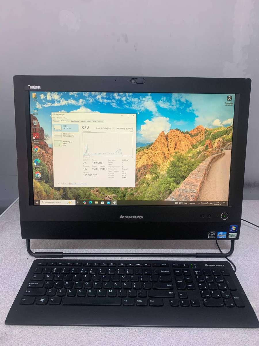 Lenovo ThinkCentre M71z 1741 - Core i3 2120 3.3 GHz - 4 GB - 500 GB - LCD 20"