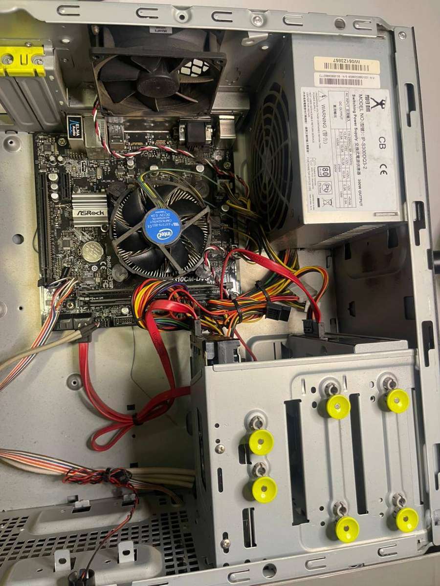 Custom Desktop PC - ASRock Mobo Intel Core i3-8100 CPU @3.60GHz 8GB DDR4 500GB HDD - Mecer Casing