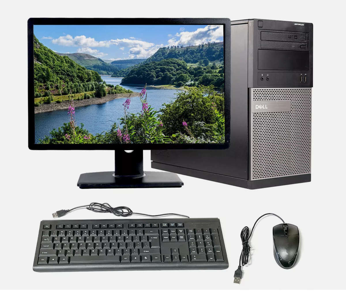 DELL OptiPlex 3020 MT intel Core i5 4th Gen-8GB-500GB Windows 10 Pro + 19 Inch Monitor + WiFi Adaptr