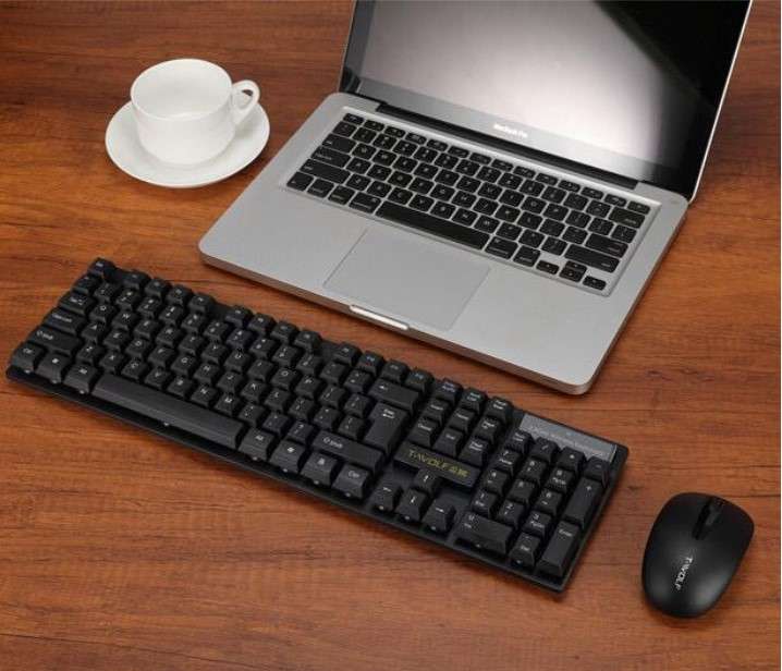 T-Wolf Wireless Keyboard and Mouse Combo TF-100