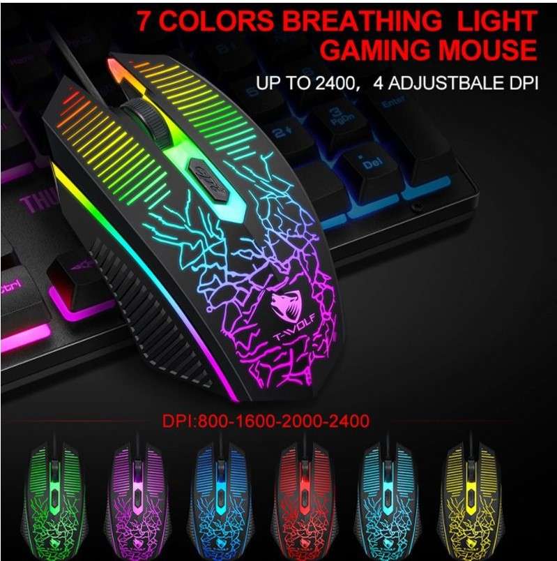 T-WOLF TF-31 3-in-1 Gaming Combo Kit