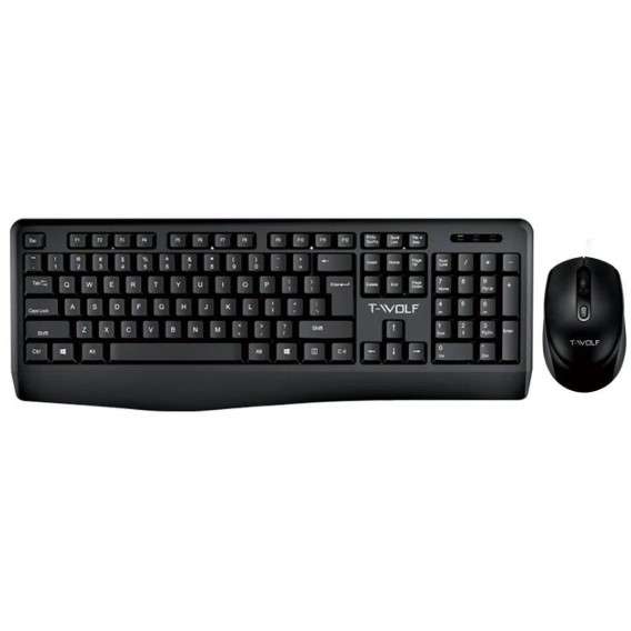 T-Wolf Wireless Keyboard and Mouse Combo TF-100